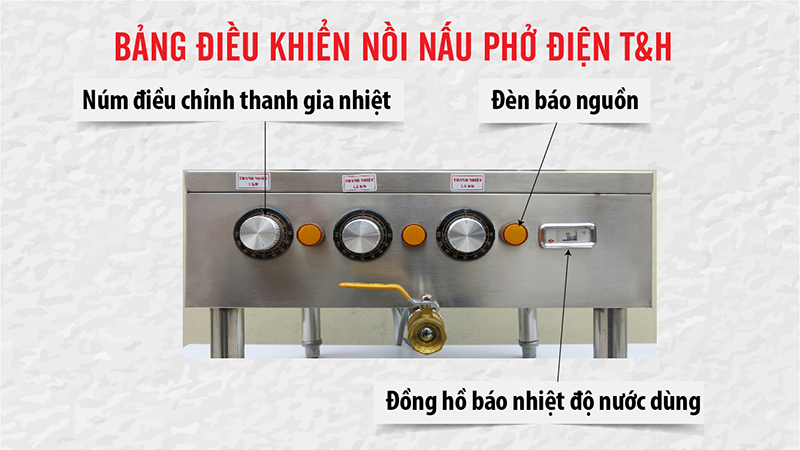 NỒI NẤU PHỞ ĐIỆN T&H 70 LÍT